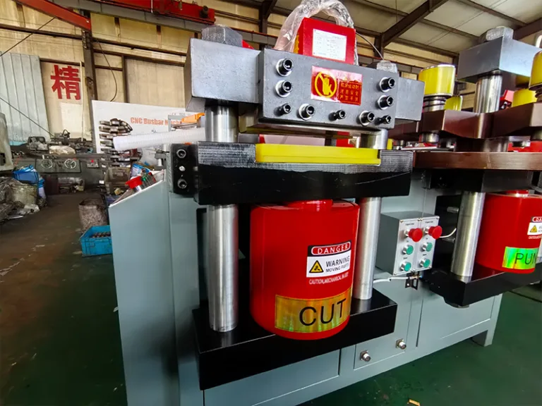 busbar machine cutting unit